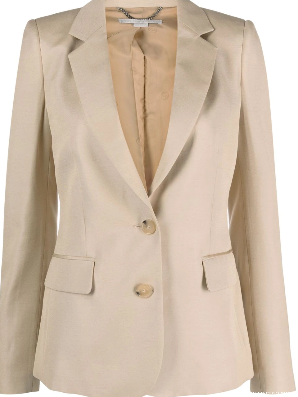 Cheap blazer Women McCartney Stella Iconic notched-lapels 0716
